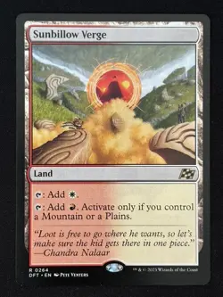 1x MTG Sunbillow Verge - Aetherdrift (DFT) #264 - Magic the Gathering - Image 1