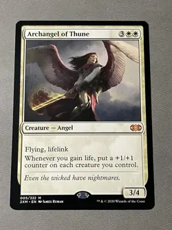 Archangel Of Thune MTG Double Masters 2XM Regular NM - Image 1