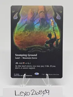 Stomping Ground (Borderless) / Edge Of Eternities MTG / FOIL - Image 1