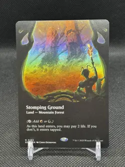 Stomping Ground (Borderless) / Edge Of Eternities MTG / FOIL - Image 1
