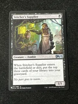 MTG Magic the Gathering Stitcher's Supplier 121/280 Core Set 2019 NM M19 Regular - Image 1