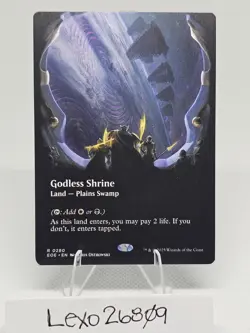 Godless Shrine (Borderless) / Edge Of Eternities MTG / NON-FOIL - Image 1