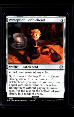 2024 MTG Magic The Gathering PIP Fallout #139 Perception Bobblehead - Image 1