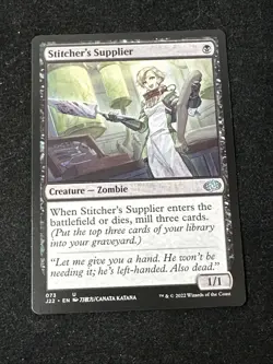 Stitcher's Supplier 073 Jumpstart 2022 Regular J22 Near Mint NM MTG Magic - Image 1