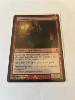 MTG Treasonous Ogre Conspiracy 36/210 Foil Uncommon - Image 1