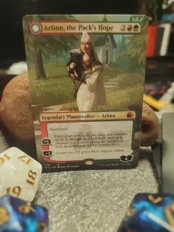 MTG Arlinn, the Pack's Hope / Arlinn, the Moon's Fury - Regular - MID #279 - Image 1