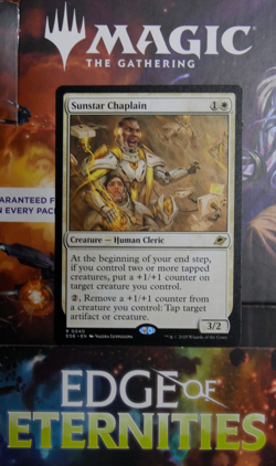 MTG EOE: Sunstar Chaplain Edge of Eternities Regular Rare 0040 - Image 1