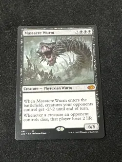 Massacre Wurm #441 Jumpstart 2022 Magic The Gathering J22 Nm MTG Regular - Image 1