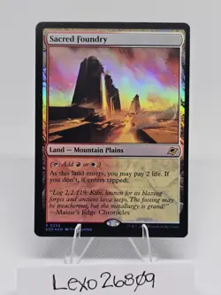 Sacred Foundry / Edge Of Eternities MTG / FOIL - Image 1