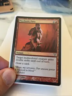 Dissension MTG Foil Psychotic Fury Magic The Gathering - Image 2