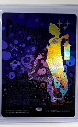 2024 MTG Magic the Gathering Secret Lair Promo Poster Foil #29 Force of Despair - Image 1