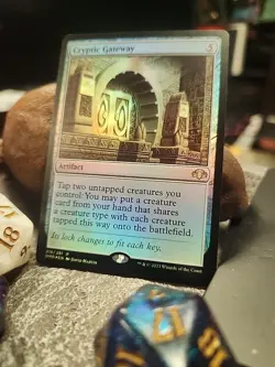 MTG Cryptic Gateway - Foil art - Dominaria Remastered #218/261 - Image 2