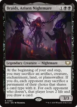 Braids, Arisen Nightmare - Commander: Edge of Eternities - MTG - #82 - NM - Image 1