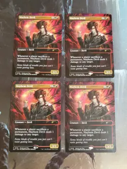 MTG Mayhem Devil Secret Lair Showdown Regular X4 - Image 1
