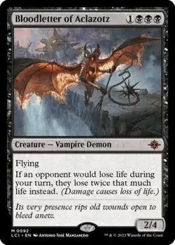 MTG English Bloodletter of Aclazotz NM Normal The Lost Caverns of Ixalan - Image 1