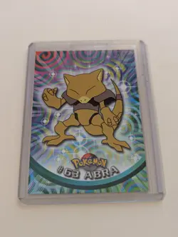 Abra #63 Pokemon 1999 Topps TV Animation Edition Series 1 Black Logo - Image 1