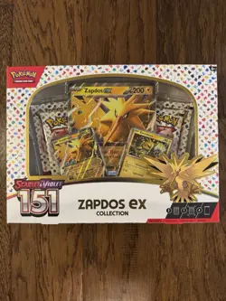 Pokemon TCG Scarlet & Violet 151 Zapdos Ex Collection BRAND NEW SEALED Pokemon - Image 1