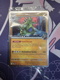 Team Rocket's Tyranitar (Pokemon Center Exclusive) 096/182 Miscellaneous Cards & - Image 1