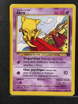Carte Pokemon Abra 49/82 Edition 2 Team Rocket Wizards 7 - Image 2