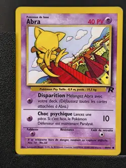 Carte Pokemon Abra 49/82 Edition 2 Team Rocket Wizards 2 - Image 2
