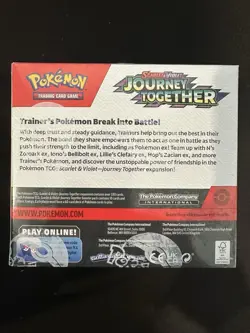 Factory Sealed Pokemon SV9 Journey Together Enhanced Booster Box w/ Topper Promo - Image 4