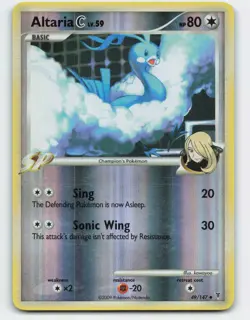 2009 Pokemon, Supreme Victors, #49/147 Altaria C, Reverse Holo Uncommon - Image 1