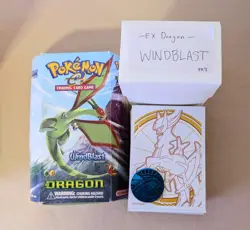 ex3 | Pokemon WindBlast + FireFang Deck COMPLETE EX Dragon Vintage Coin - Image 4