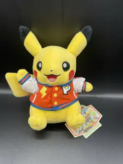 2025 Pokemon World Championships Pikachu Plushie Anaheim Worlds Exclusive Plush - Image 1