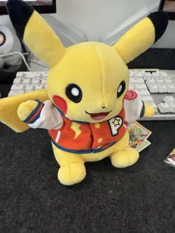 2025 Pokemon World Championships Pikachu Plushie Anaheim Worlds Exclusive Plush - Image 1