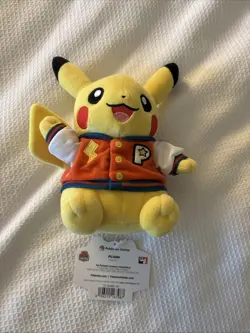 2025 Pokemon World Championships Pikachu Plushie Anaheim Worlds Exclusive Plush - Image 1