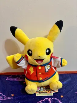2025 Pokemon World Championships Pikachu Plushie Anaheim Worlds Exclusive Plush - Image 1