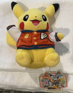2025 Pokemon World Championships Pikachu Plushie Anaheim Worlds Exclusive Plush - Image 1