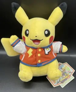 2025 Pokemon World Championships Pikachu Plushie Anaheim Worlds Exclusive Plush - Image 1