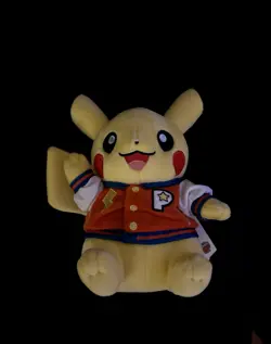 2025 Pokemon World Championships Pikachu Plushie Anaheim Worlds Exclusive Plush - Image 1