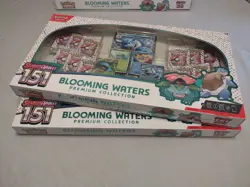 Pokemon 2x Scarlet & Violet 151 Blooming Waters Premium Collection Lot Sealed - Image 2