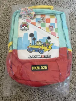 2025 Pokemon World Championships Backpack Anaheim California Worlds - Image 1