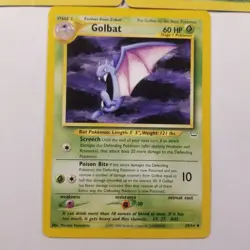Pokemon TCG Wizard Of The Coast Game Freak Golbat 29/64 Fossil - Image 2