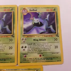 Pokemon TCG Wizard Of The Coast Game Freak Golbat 29/64 Fossil - Image 5