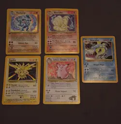 Pokemon Vintage Card Lot Holo 1999-2002 base set ZAPDOS Gyarados Ninetails LPMP - Image 1