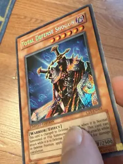 Yugioh Total Defense Shogun CT1-EN001 Secret Rare MISPRINT Limited Edition LP - Image 2