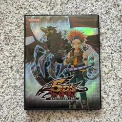 YUGIOH 5D’S DUELIST PORTFOLIO (2008) Konami; Crow Hogan Card Binder; Excellent - Image 1