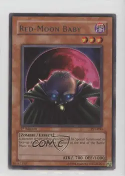Red-Moon Baby (R) 1st Ed. YuGiOh Pharaoh's Servant #PSV-090 2002 - Image 1