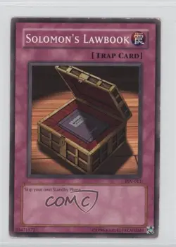 Solomon's Lawbook Unlimited YuGiOh Pharaoh's Servant #PSV-013 2002 READ - Image 1