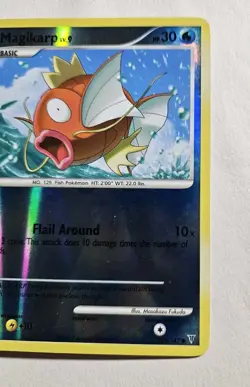 2009 Pokemon Magikarp 110/147 Supreme Victors Pokemon Card Reverse Holo LP - Image 3