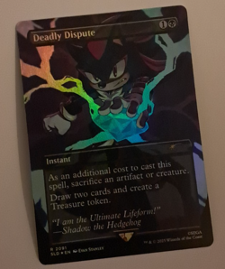 Deadly Dispute FOIL NM/M Secret Lair Sonic MTG Magic the Gathering - Image 1