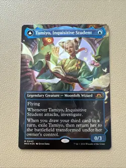 Tamiyo, inquisitive student (borderless foil) - English - MTG MH3 - NM - Image 1