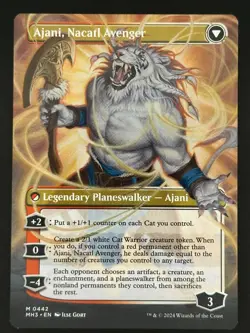 Ajani, Nacatl Pariah - #442 Regular Borderless - Modern Horizons 3 - Mtg English - Image 2