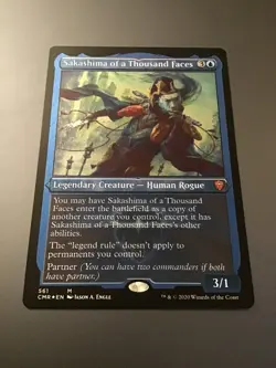MTG Commander Legends #561 Etched Foil Sakashima of a Thousand Faces - Image 1