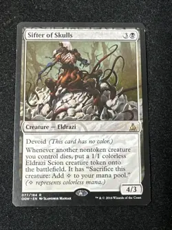 Sifter of Skulls 077 Oath of the Gatewatch OGW Magic MTG Regular LP Black - Image 1