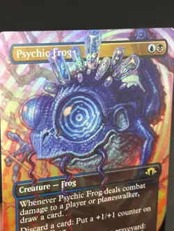 MTG Psychic Frog (Borderless Foil) Modern Horizons 3 NM Foil English TCG - Image 3